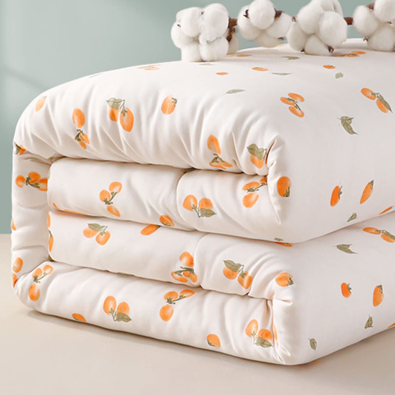 花柄デザイン 羽毛掛け布団 シングルサイズ Amazon｜SCTX 羽毛布団 シングル 暖か フラワー柄 花柄 羽毛